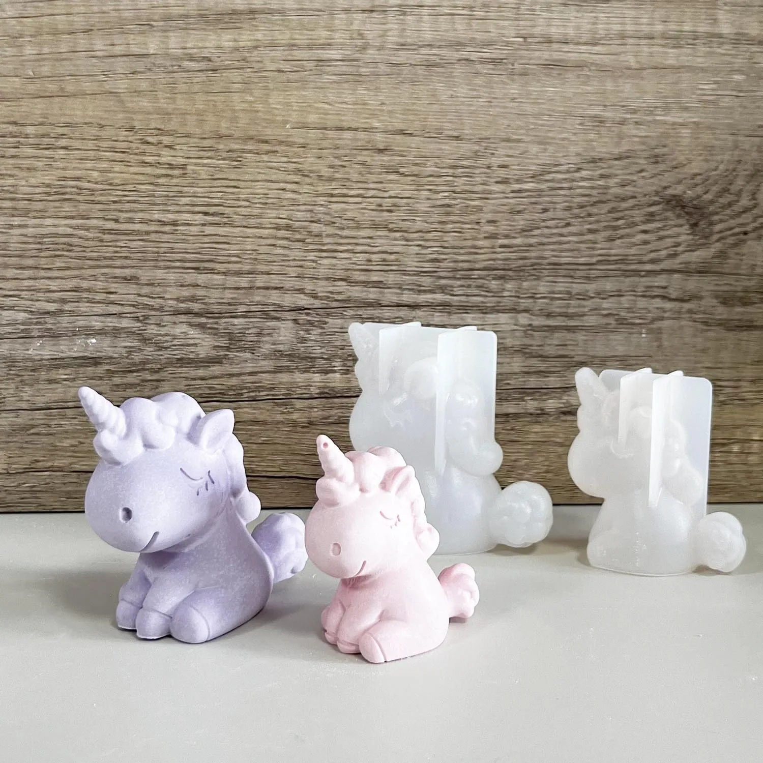 Candle Making Tutorial - 3D silikon geometris Unicorn kucing rusa
