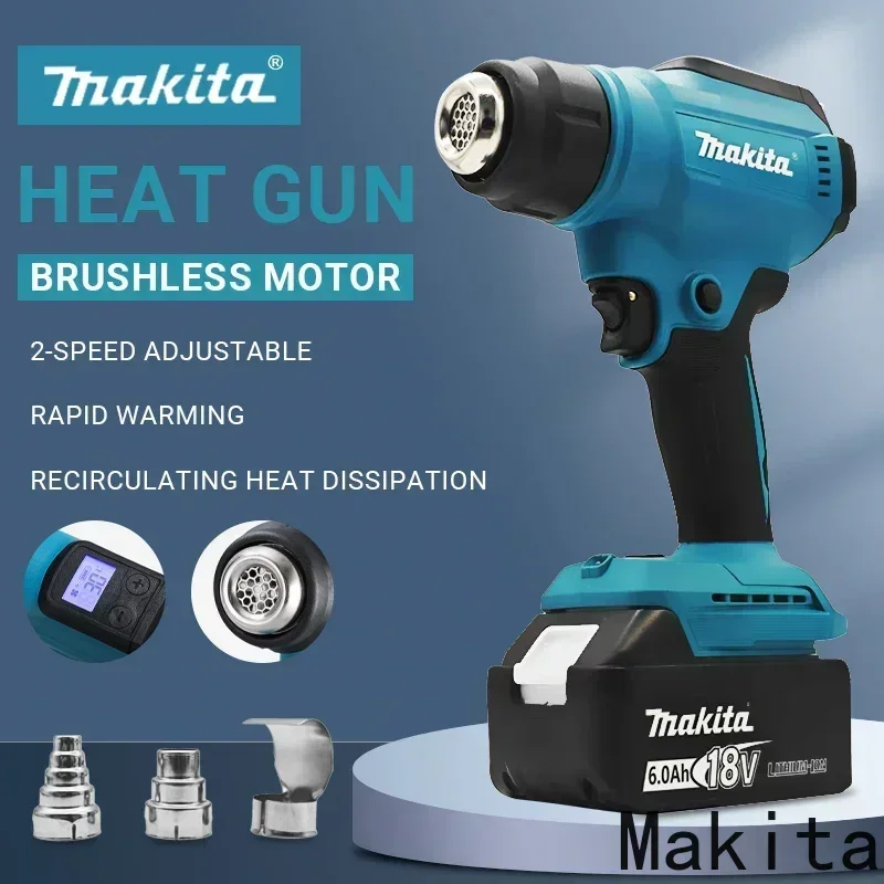 Heat Gun Embossing - Makita 550 ° Pistol Udara Panas