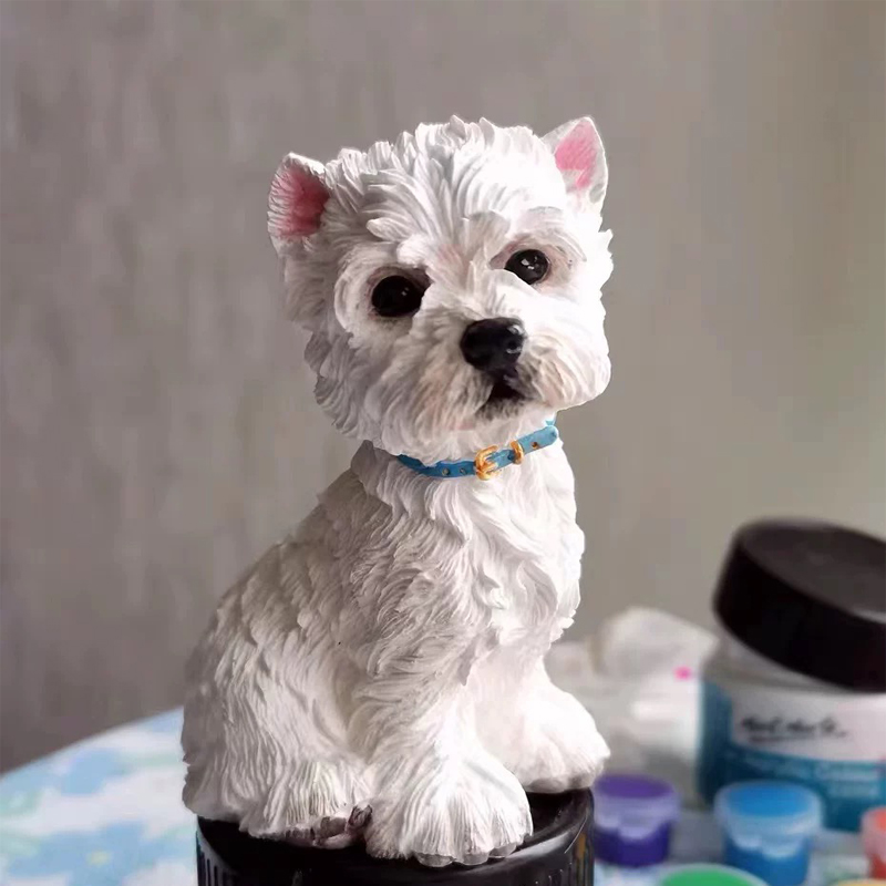 Candle Making Yorkshire - Cetakan Lilin Silikon Bentuk Anjing Lucu