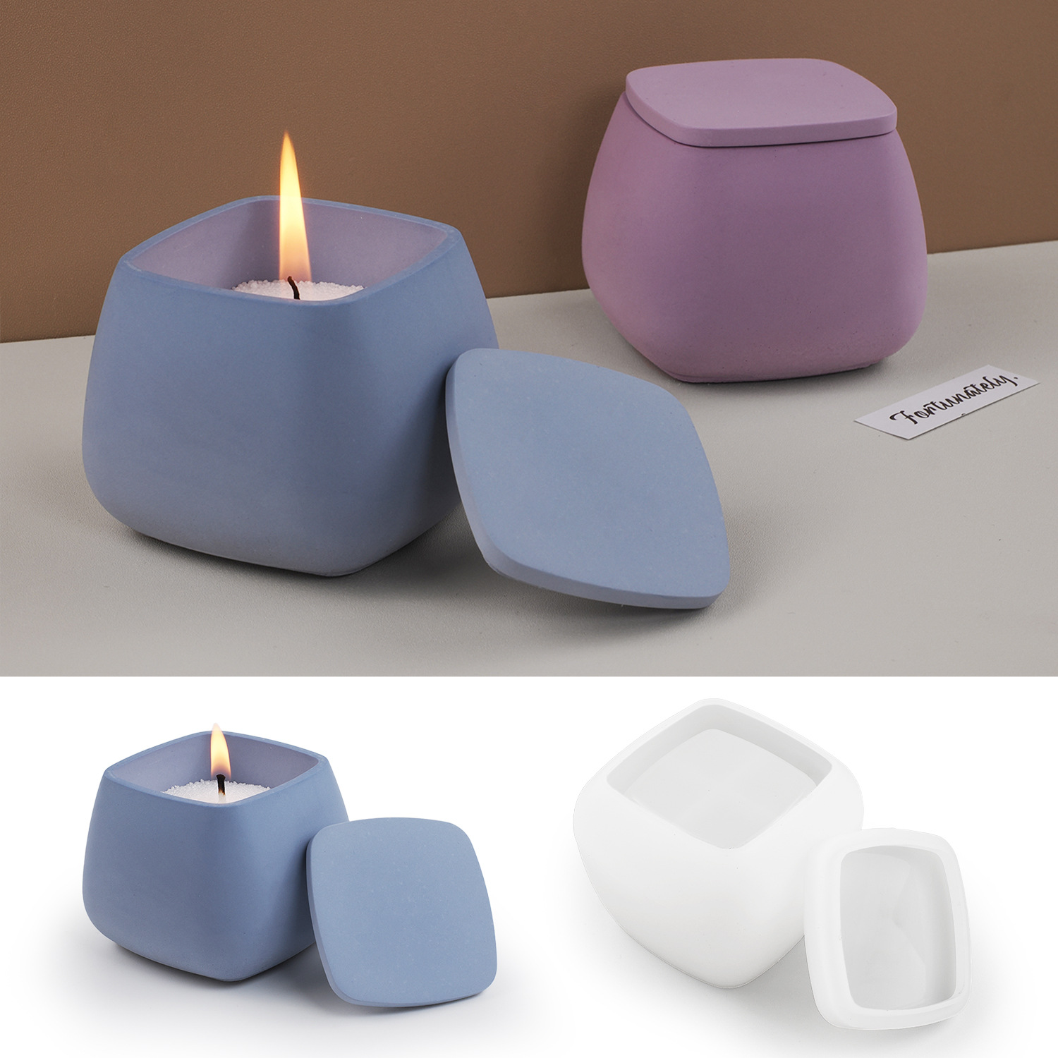 Cetakan Silikon DIY untuk Seme - Candle Making Moulds ulasan dan harga