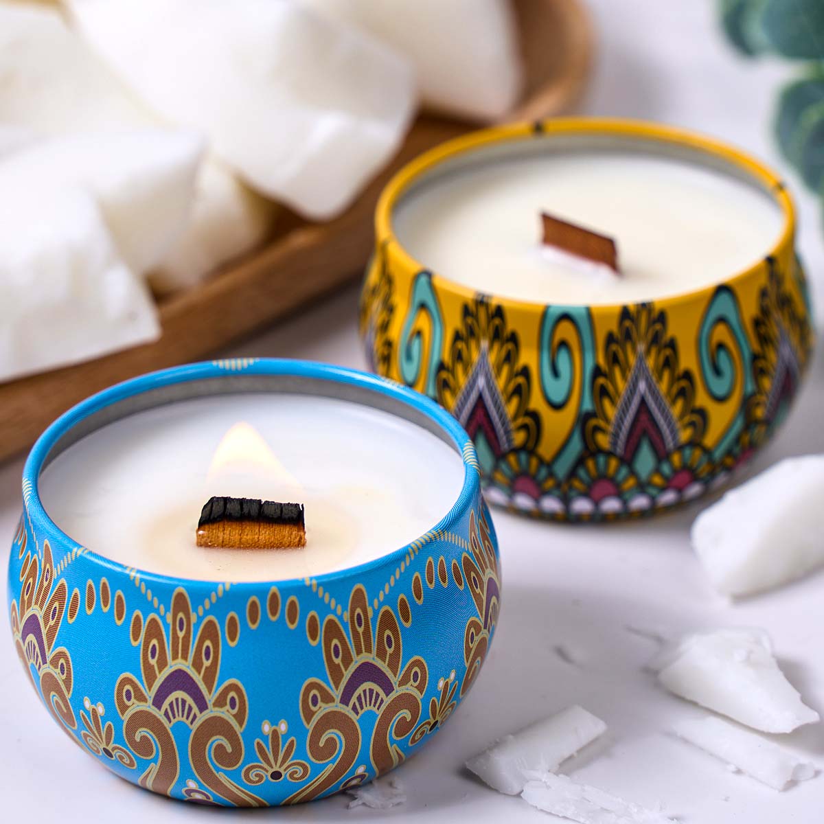 1LB Lilin Kelapa Putih Alami B - Candle Making Material Wholesale ulasan dan harga
