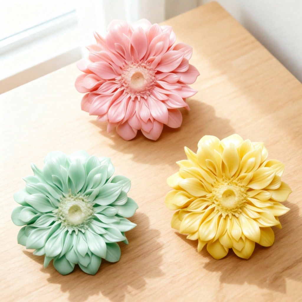Cetakan Lilin Silikon Gerbera  - Candle Making Moulds ulasan dan harga
