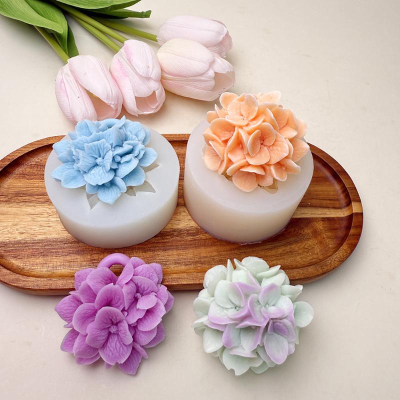 ● Cetakan Silikon Bunga Hydran - Candle Making Moulds ulasan dan harga