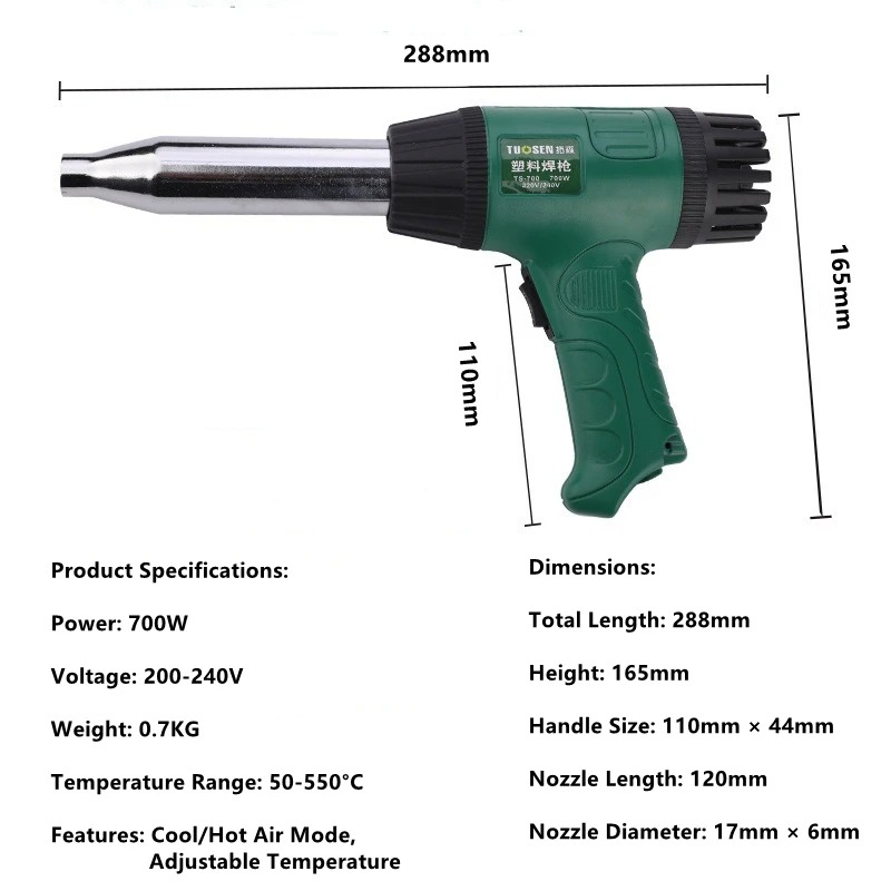 Pistol Panas Suhu Tinggi, Pist - Heat Gun Embossing ulasan dan harga