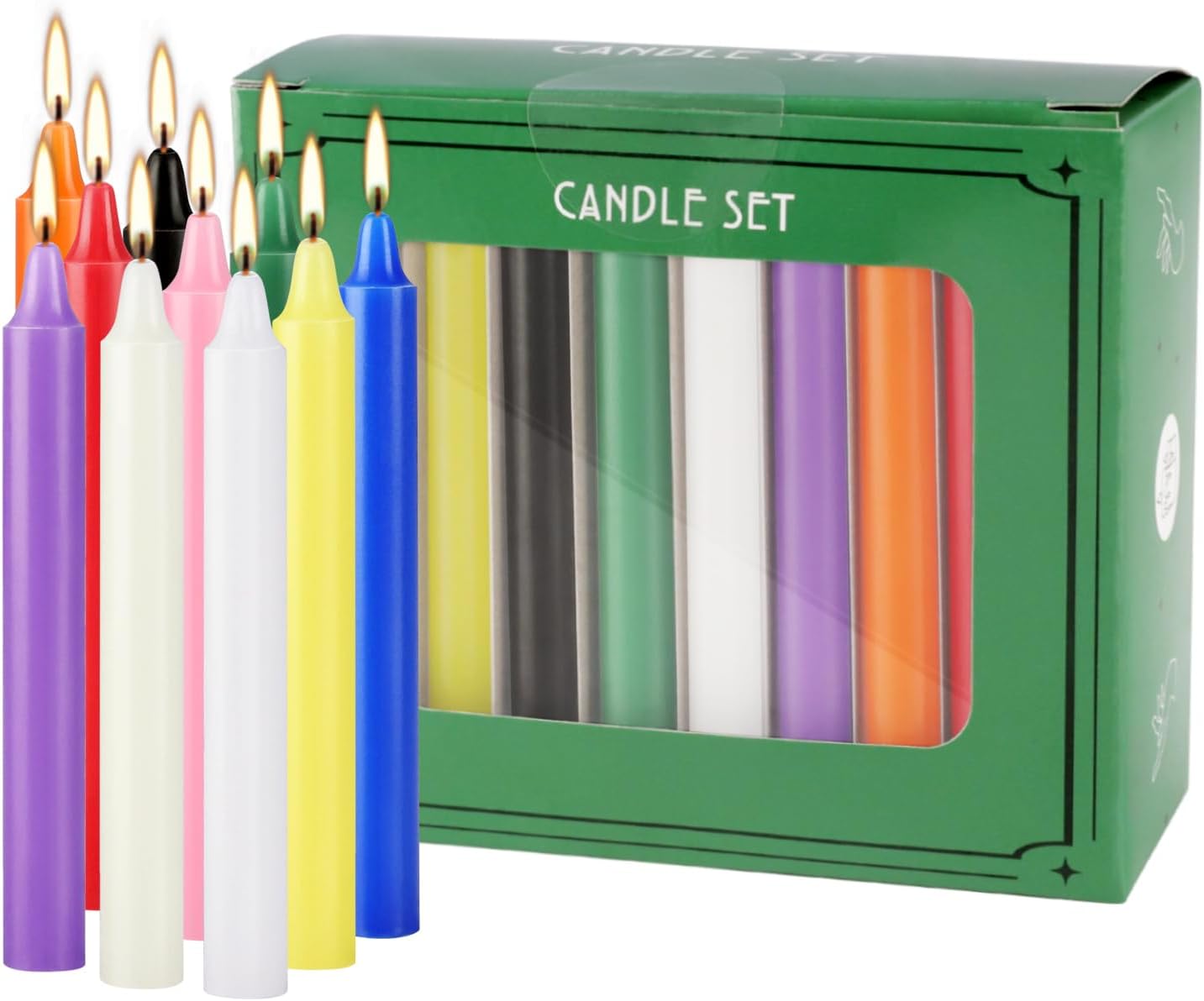 20 Lilin Batang Kecil Berwarna - Candle Making Place ulasan dan harga