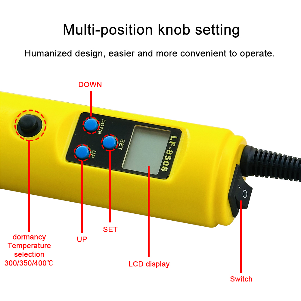 LCD Digital panas pistol udara - Heat Gun Embossing ulasan dan harga
