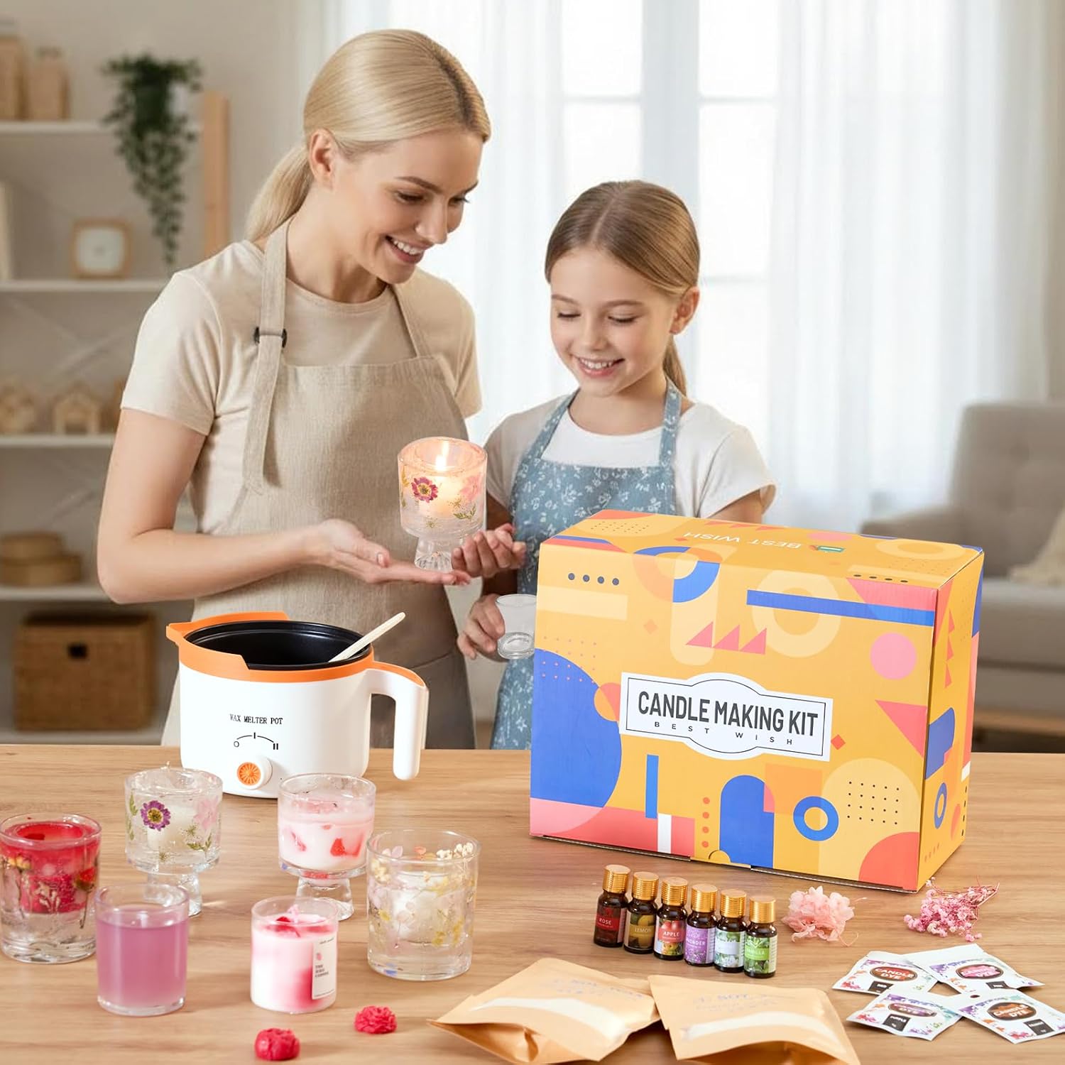 Kit Pembuatan Lilin DIY 2-in-1 - Candle Making Kit For Adults ulasan dan harga