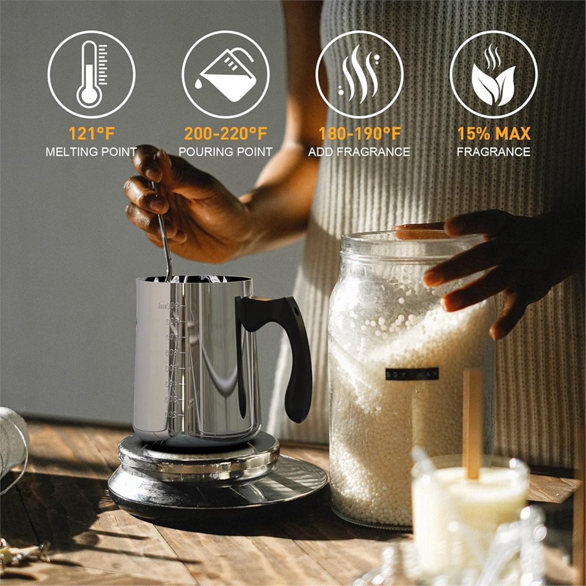 Perlengkapan Pembuatan Lilin u - Candle Making Kit For Adults ulasan dan harga
