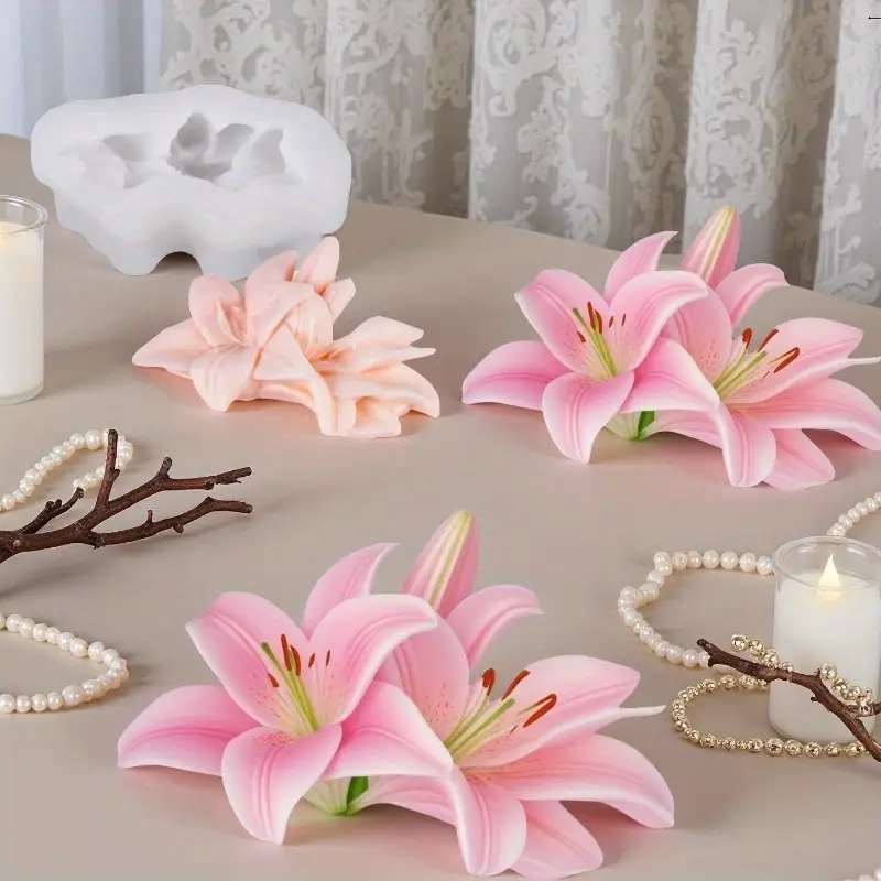Cetakan Silikon Mawar Untuk Bu - Candle Making Kit For Adults ulasan dan harga