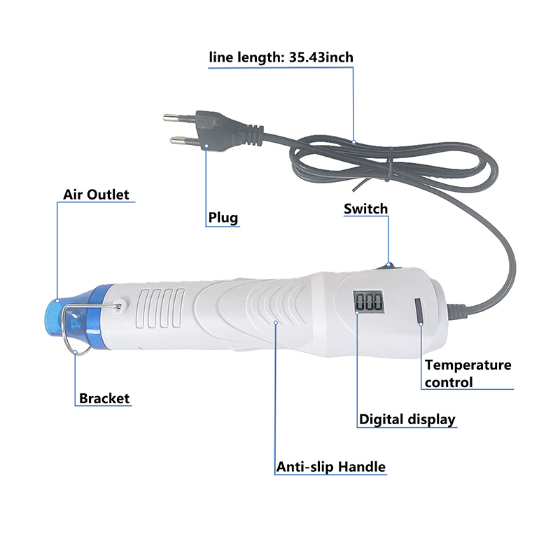 220V Senapan Panas Pistol Udar - Heat Gun Embossing ulasan dan harga