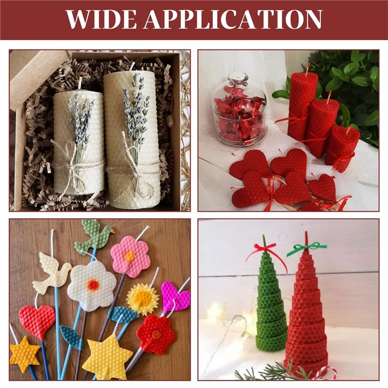 24 Lembar Lilin Lebah 8x8 Inci - Candle Making Kit For Adults ulasan dan harga